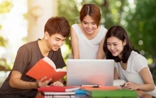 VET students studying