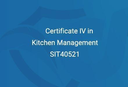 Cert IV in Kitchedn Management